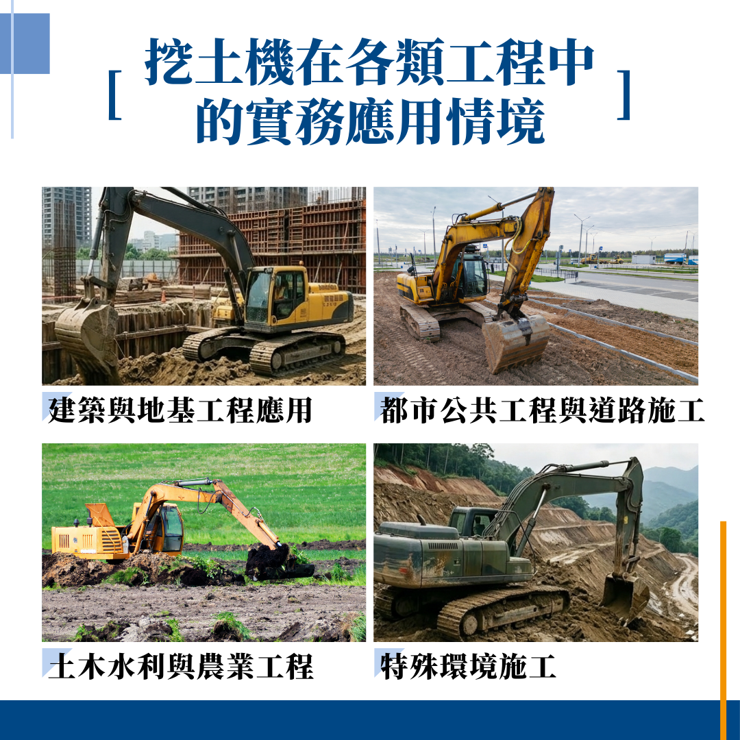 挖土機實務應用情境